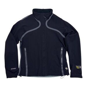 MOUNTAIN HARDWEAR Softshell Black Windbreaker Outdoor Jacket Womens Medium